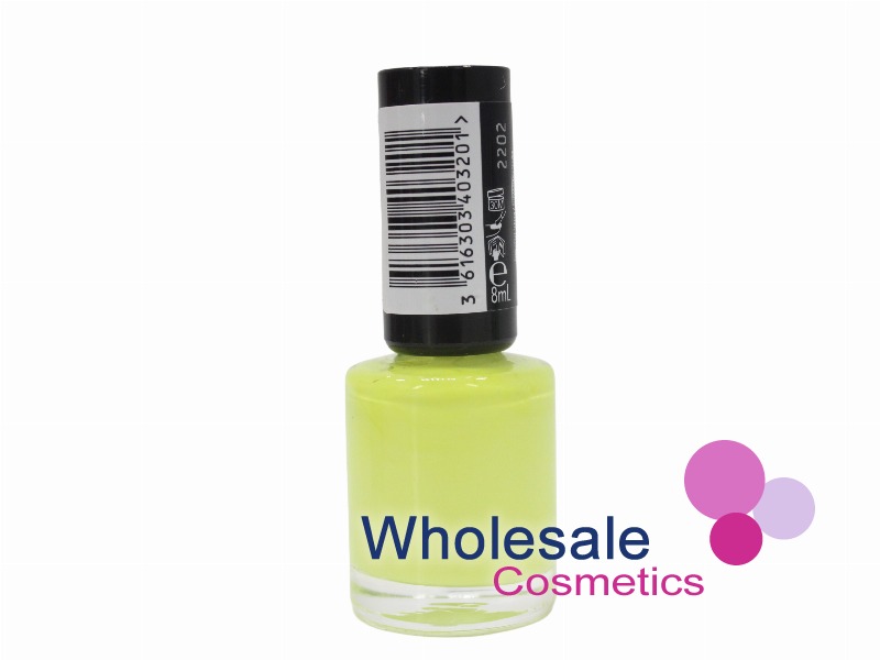 8 x Rimmel 60 Seconds Super Shine Nail Polish - 155 BEACH BREEZE PLEASE